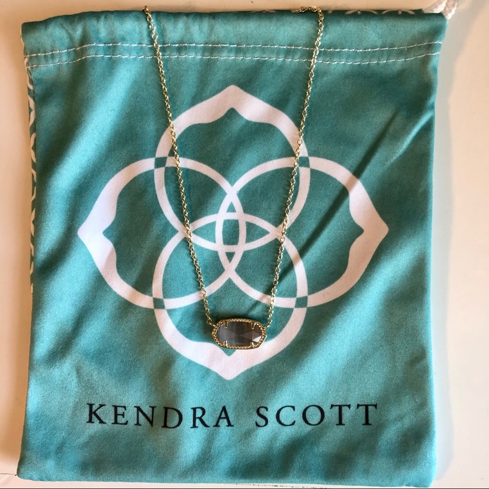 Kendra Scott Necklace; Eliza Pendant